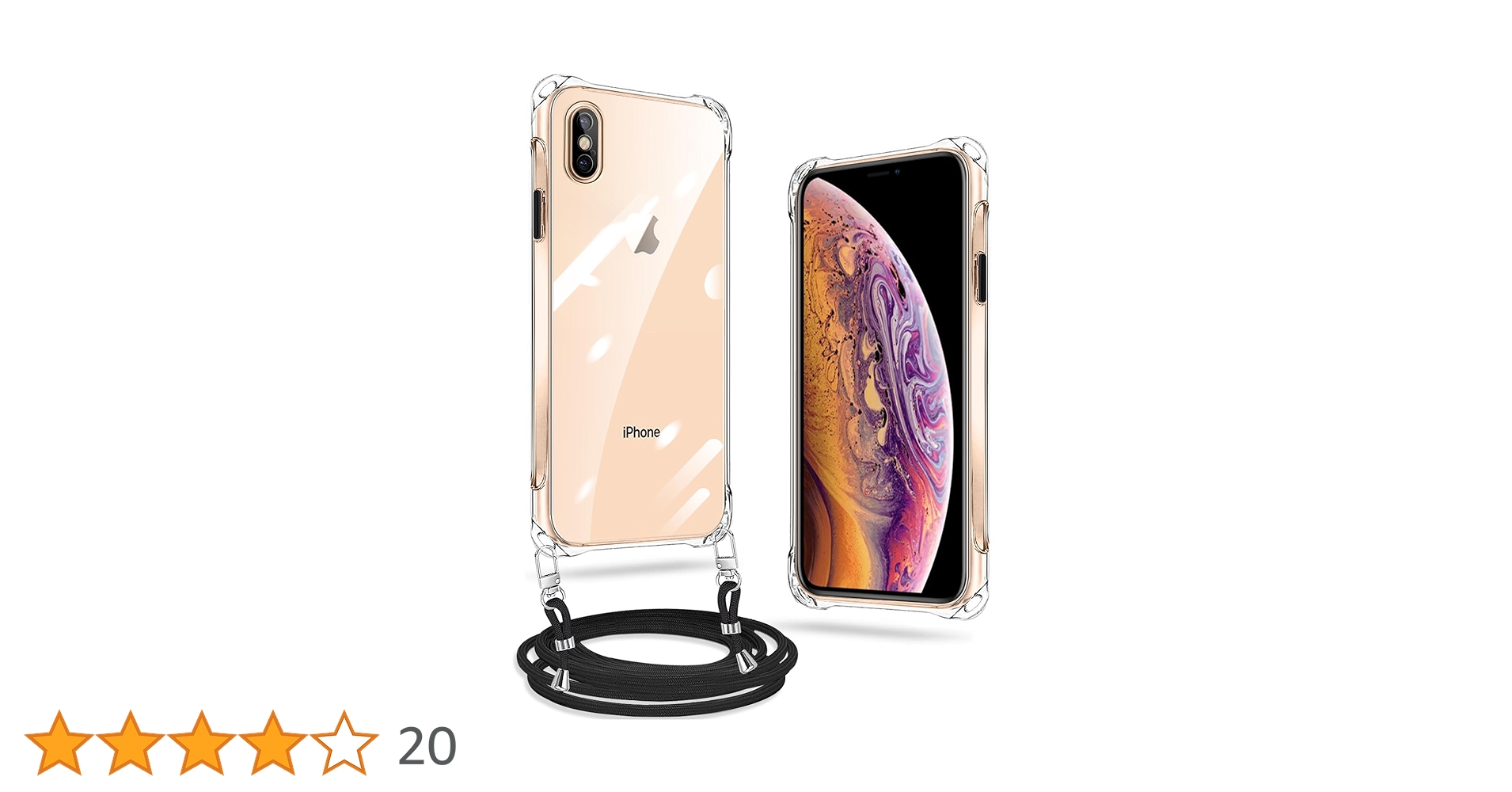 Amazon.co.jp: iPhone XS ケース iPhone X ケース クリア ネック